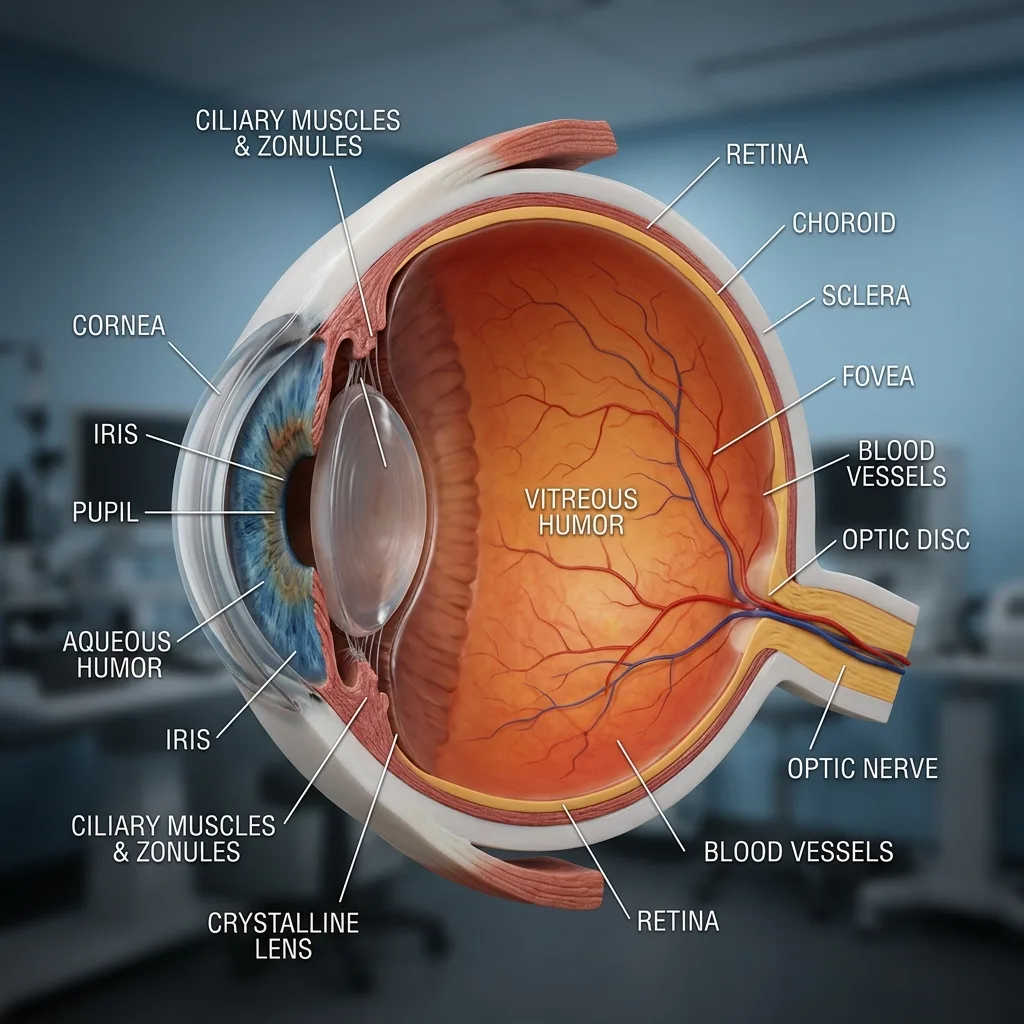 3D Human Eye Structure