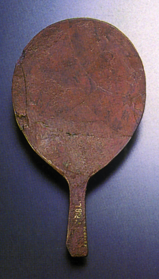 A Harappan copper mirror