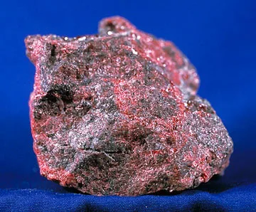 Cinnabar mineral ore